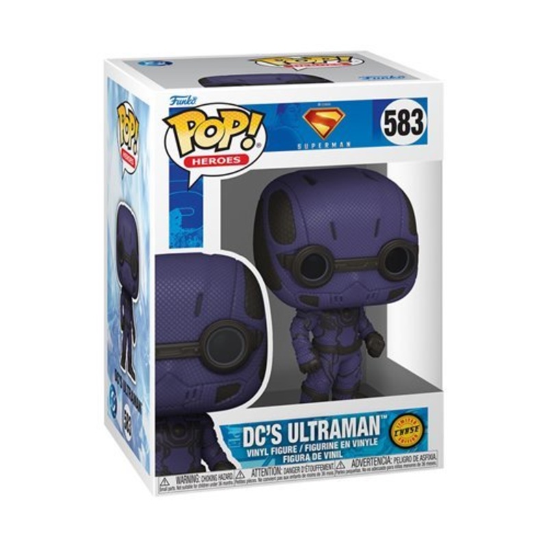 DC's Ultraman Funko Pop! Heroes Superman (2025 Movie) - Approx. 3 3/4" Chase Limited Edition Collectible Vinyl Figure #583 Bundled with Display Box Protector Case