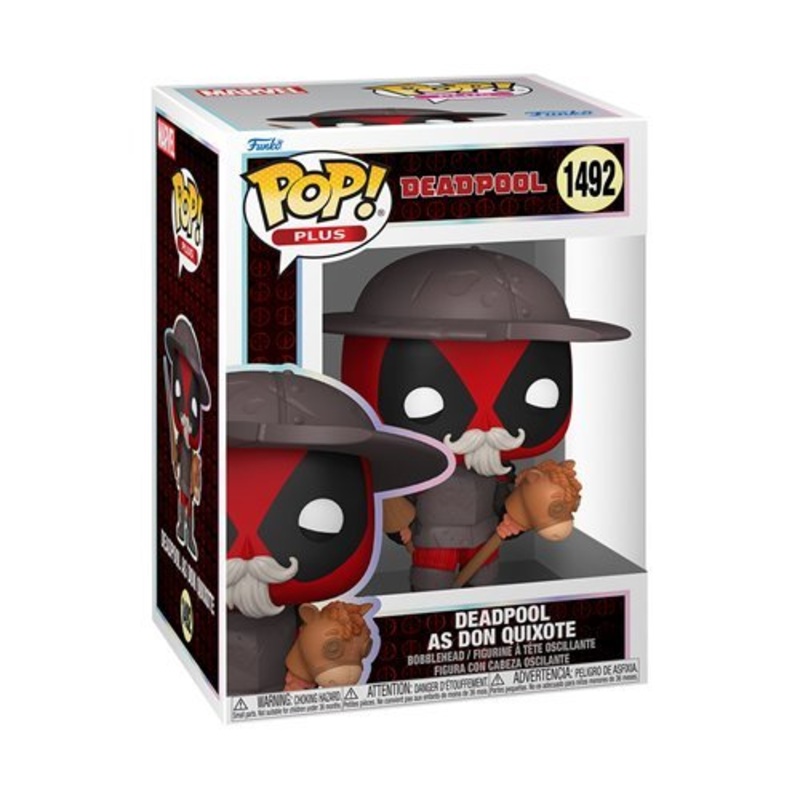 Deadpool as Don Quixote Funko Pop! Plus Deadpool Literary Classics - Approx. 4" Collectible Vinyl Figure #1492 Bundled with Display Box Protector Case