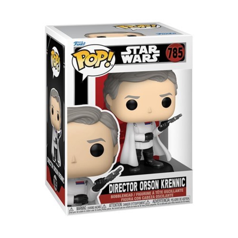 Director Orson Krennic Funko Pop! Star Wars: Andor Wave 3 - Approx. 4 1/2" Collectible Vinyl Figure #785 Bundled with Display Box Protector Case