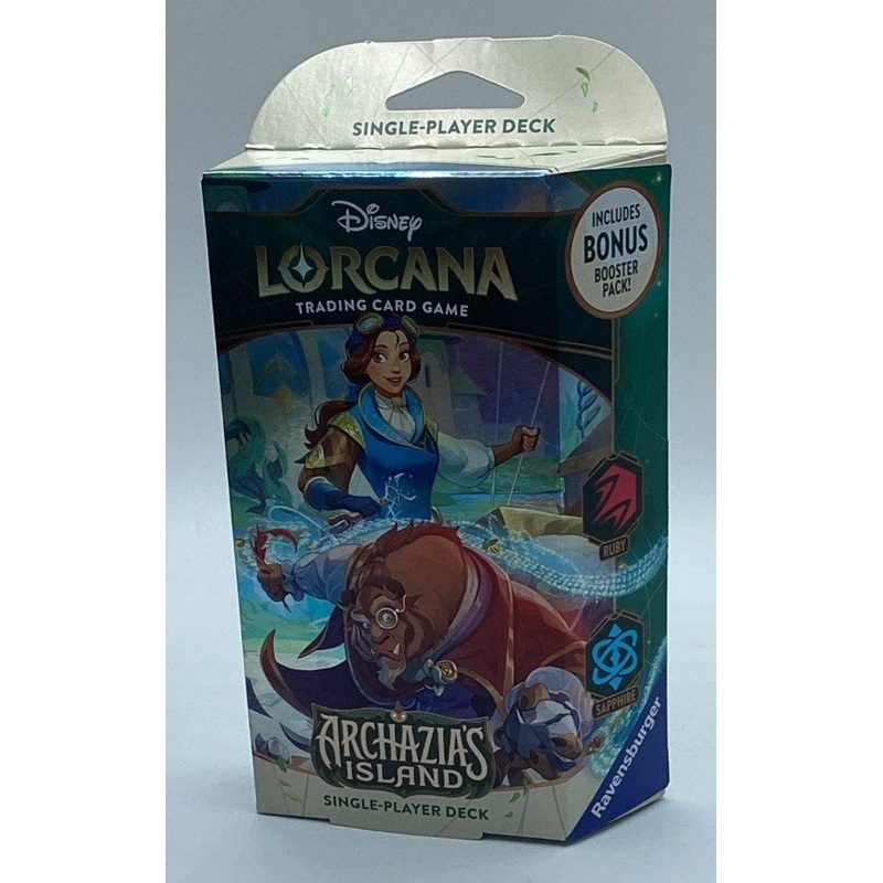 Disney Lorcana TCG Archazia's Island - SINGLE-PLAYER DECK [Ruby & Sapphire]