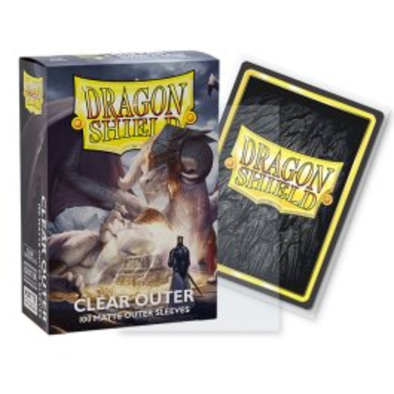 Dragon Shield Sleeves Matte Clear Outer 100ct