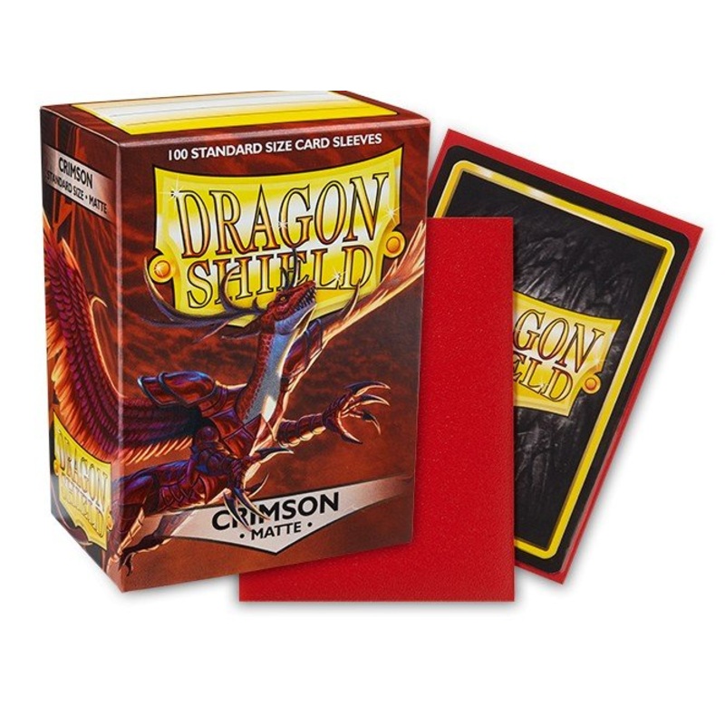 Dragon Shield Sleeves Matte Crimson 100ct