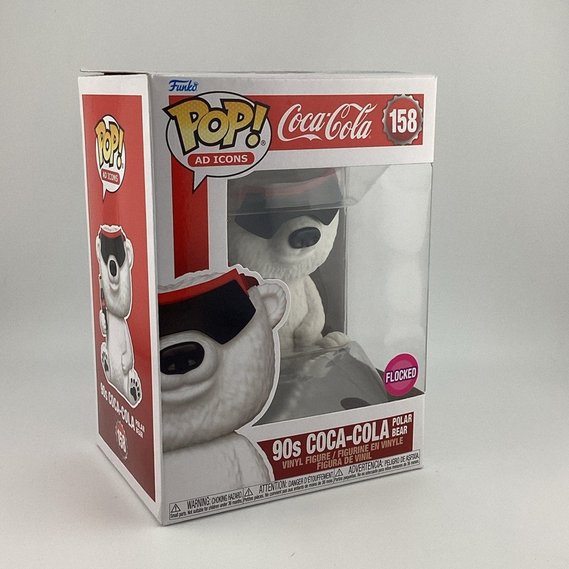 Funko Pop! Vinyl: Coca-Cola - 90s Coca-Cola Polar Bear (Flocked) - #158