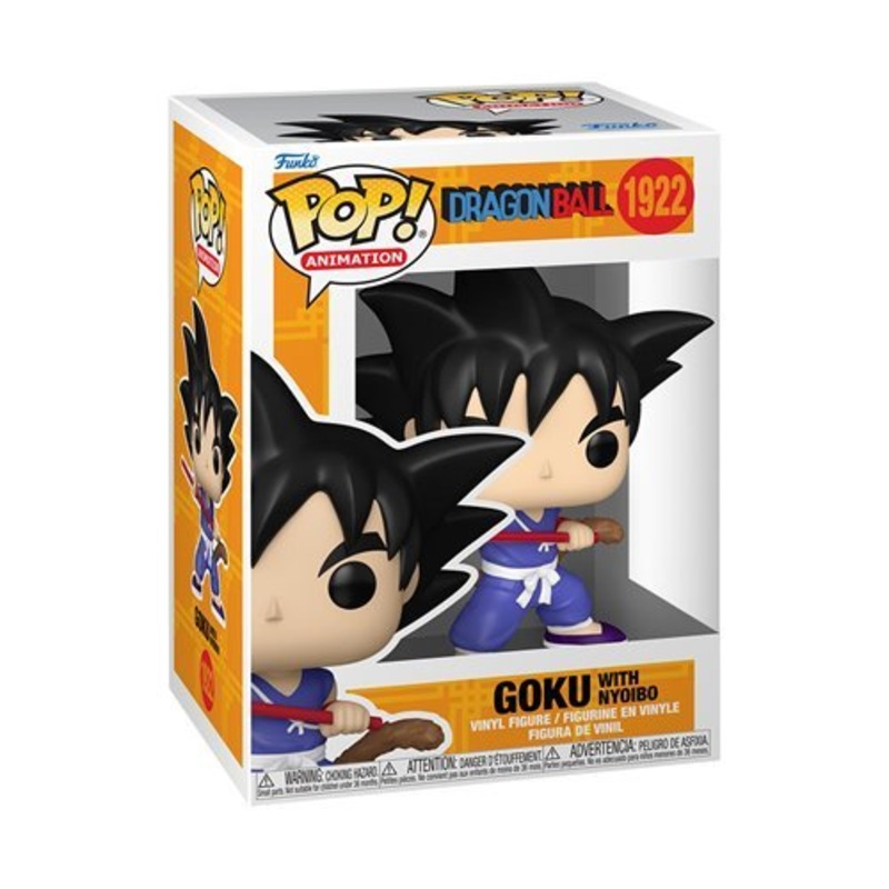 Goku with Nyoibo Funko Pop! Animation Dragon Ball - Approx. 4 3/4" Collectible Vinyl Figure #1922 Bundled with Display Box Protector Case