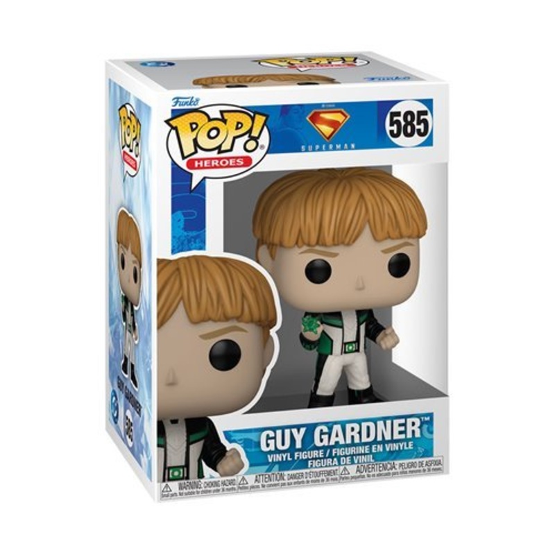 Guy Gardner Wave 2 Funko Pop! Heroes Superman (2025 Movie) - Approx. 3 3/4" Collectible Vinyl Figure #585 Bundled with Display Box Protector Case