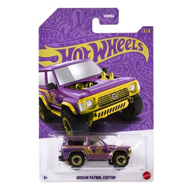 Hot Wheels Pearl and Chrome Vehicle 2025 Mix 2 - Nissan Patrol Custom 3/6 - Collectible Toy Car Vehicles