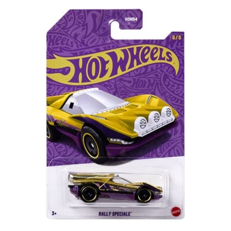 Hot Wheels Pearl and Chrome Vehicle 2025 Mix 2 - Rally Speciale 6/6 - Collectible Toy Car Vehicles