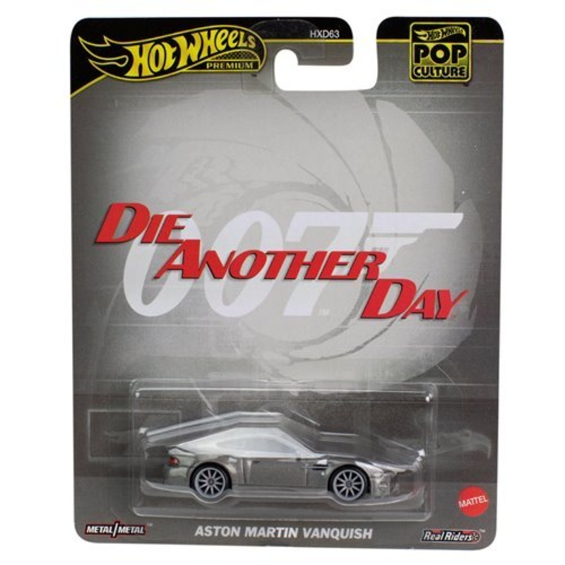 Hot Wheels Pop Culture 2025 Mix 1 - Die Another Day Aston Martin Vanquish Collectible Toy Car Vehicle