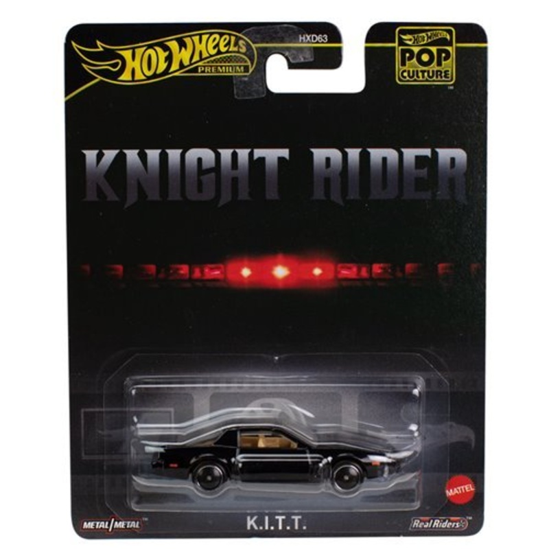 Hot Wheels Pop Culture 2025 Mix 1 - Knight Rider K.I.T.T Collectible Toy Car Vehicle