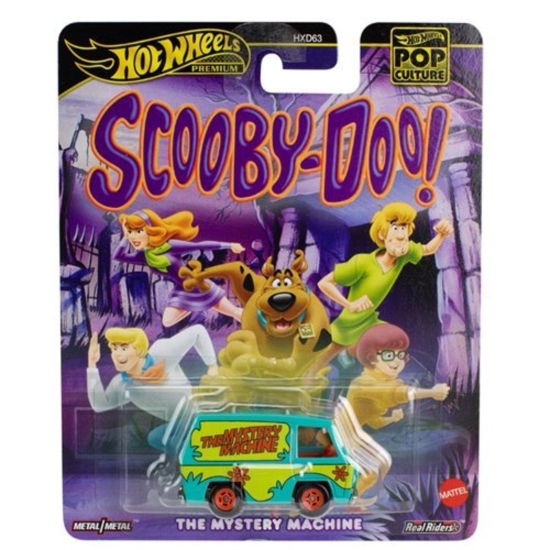 Hot Wheels Pop Culture 2025 Mix 1 - Scooby-Doo! The Mystery Machine Collectible Toy Car Vehicle