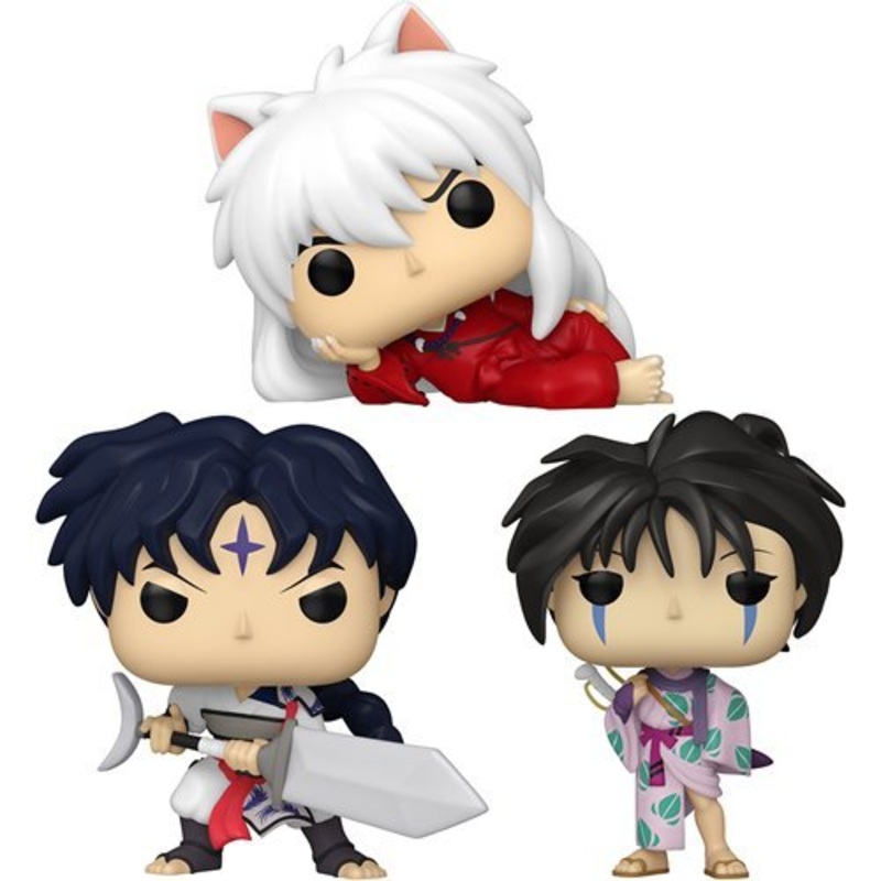 Inuyasha Funko Pop! Animation Wave 5 - Set of 3 (Bankotsu #1929, InuYasha #1928, And Jakotsu #1930) Collectible Vinyl Figures