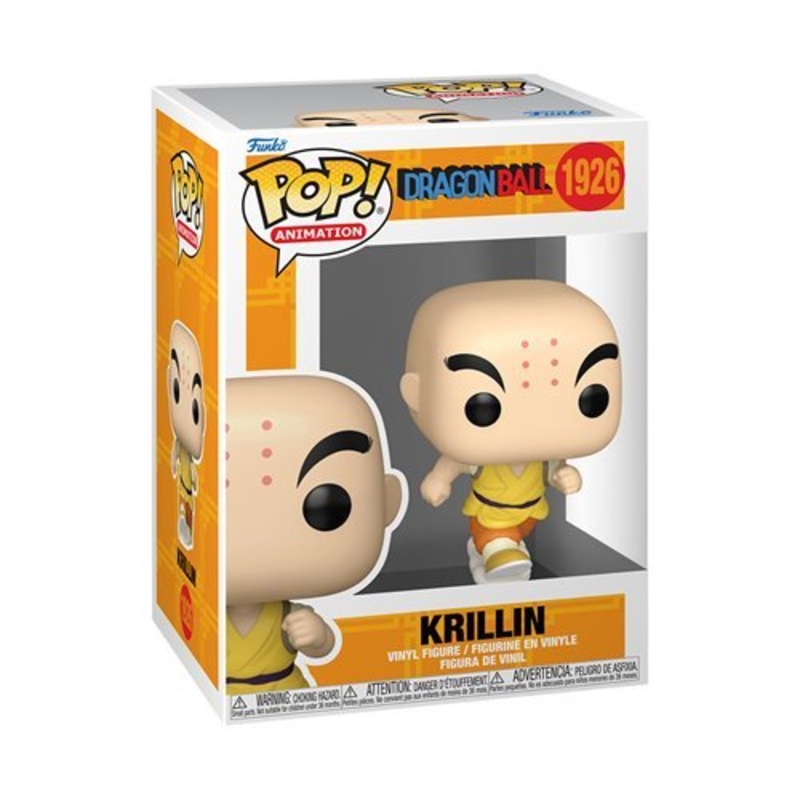 Krillin Funko Pop! Animation Dragon Ball - Approx. 3 1/4" Collectible Vinyl Figure #1926 Bundled with Display Box Protector Case