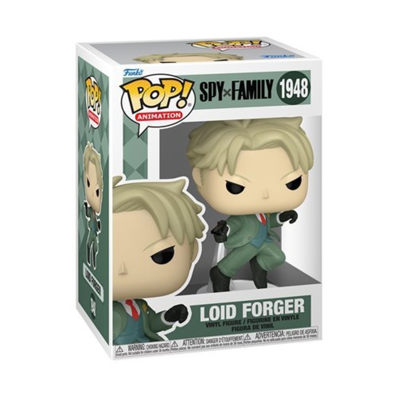 Loid Forger Funko Pop! Animation Spy X Family - Approx. 4 1/4" Collectible Vinyl Figure #1948 Bundled with Display Box Protector Case