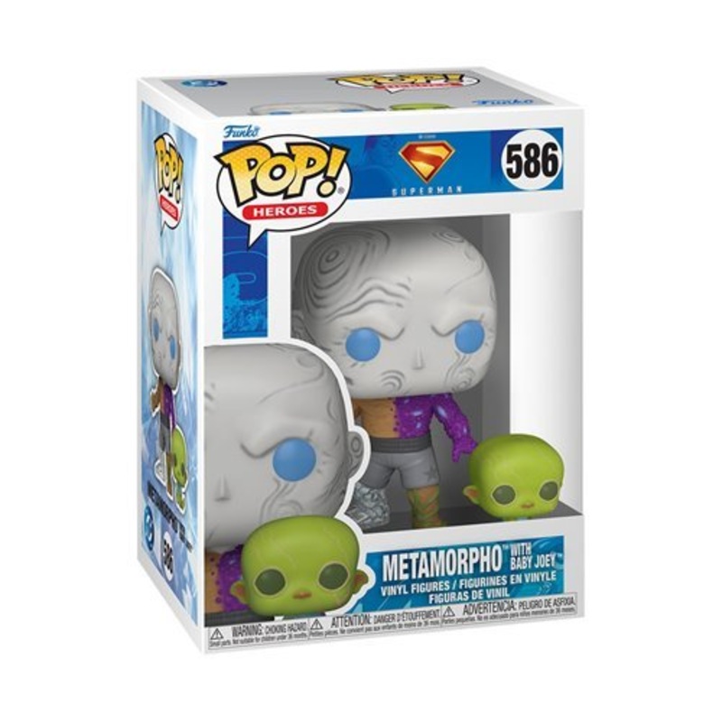 Metamorpho with Baby Joey Wave 2 Funko Pop! Heroes Superman (2025 Movie) - Approx. 3 3/4" Collectible Vinyl Figure #586 Bundled with Display Box Protector Case