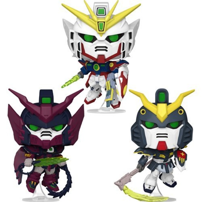 Mobile Suit Gundam Wing Funko Pop! Plus - Set of 3 (XXG-00W0 Wing Gundam Zero #1933, 0Z-13MS Gundam Epyon #1934, and XXG-01D Gundam Deathscythe #1935) Collectible Vinyl Figures