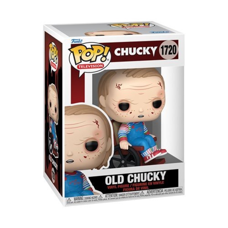 Old Chucky Funko Pop! Television Chucky TV Series - Approx. 4" Collectible Vinyl Figure #1720 Bundled with Display Box Protector Case