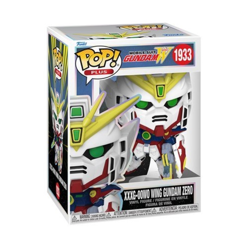 XXG-00W0 Wing Gundam Zero Funko Pop! Plus Mobile Suit Gundam Wing  - Approx. 5 1/4" Collectible Vinyl Figure #1933 Bundled with Display Box Protector Case