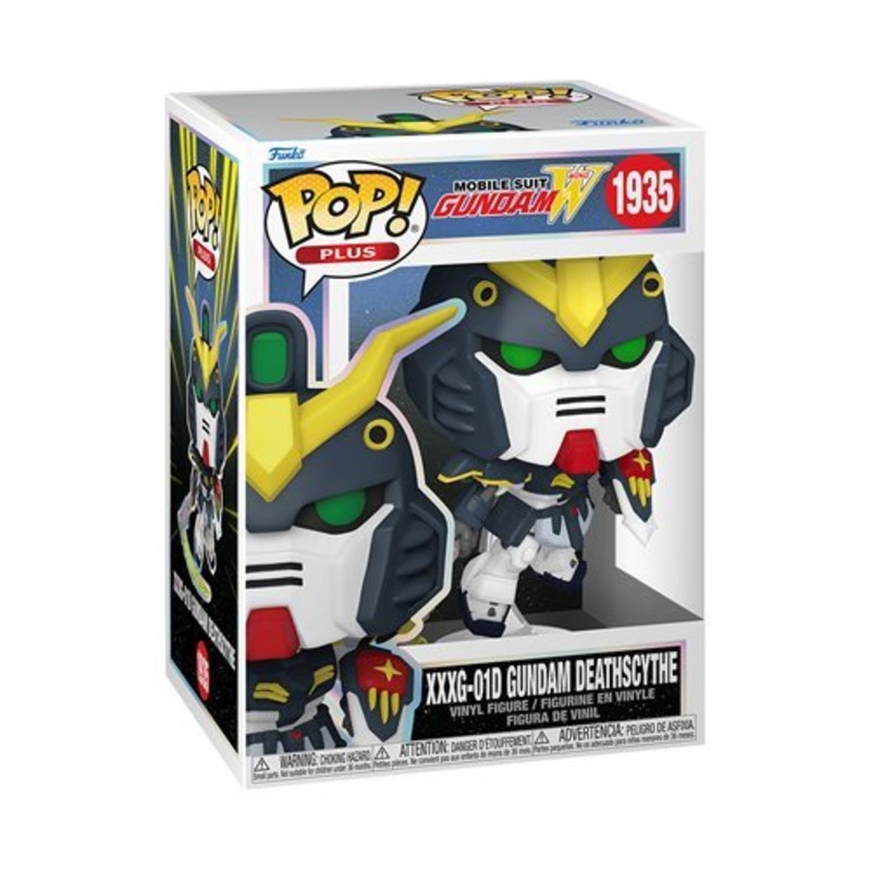 XXG-01D Gundam Deathscythe Funko Pop! Plus Mobile Suit Gundam Wing  - Approx. 5 1/2" Collectible Vinyl Figure #1935 Bundled with Display Box Protector Case