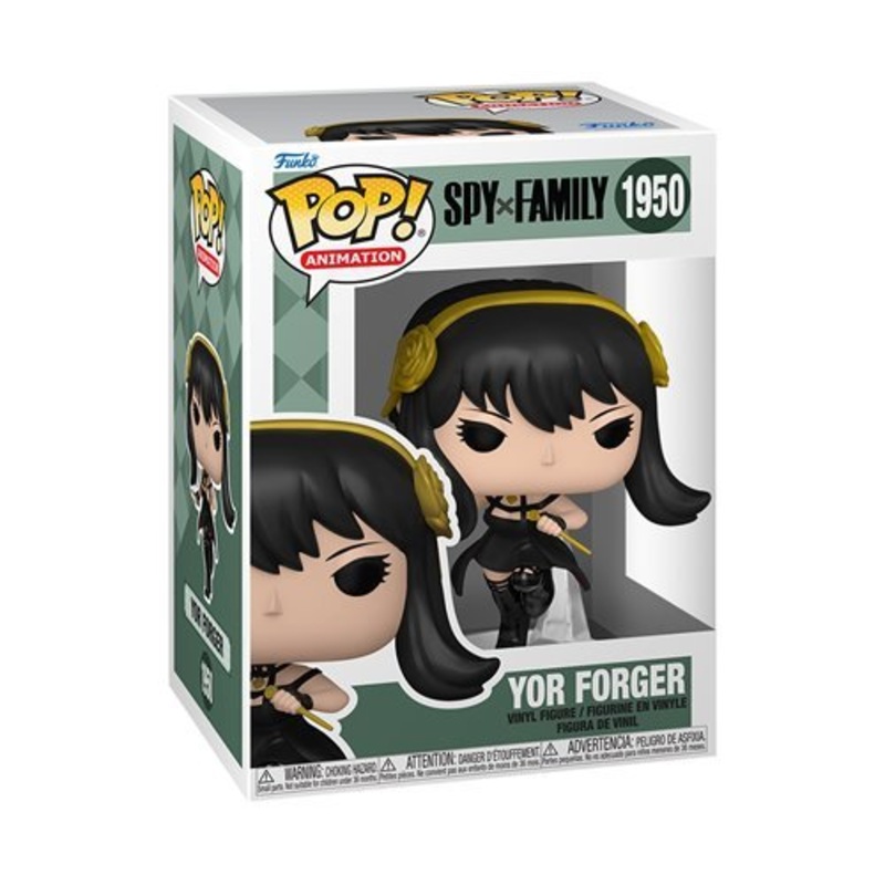 Yor Forger Funko Pop! Animation Spy X Family - Approx. 4 1/4" Collectible Vinyl Figure #1950 Bundled with Display Box Protector Case