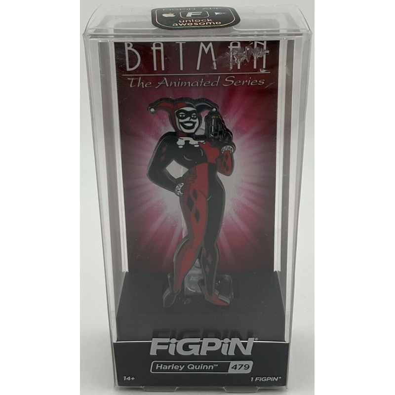 #21 JQ Locked FiGPiN Exclusive LE 1500 Batman Animated Series Harley Quinn 479