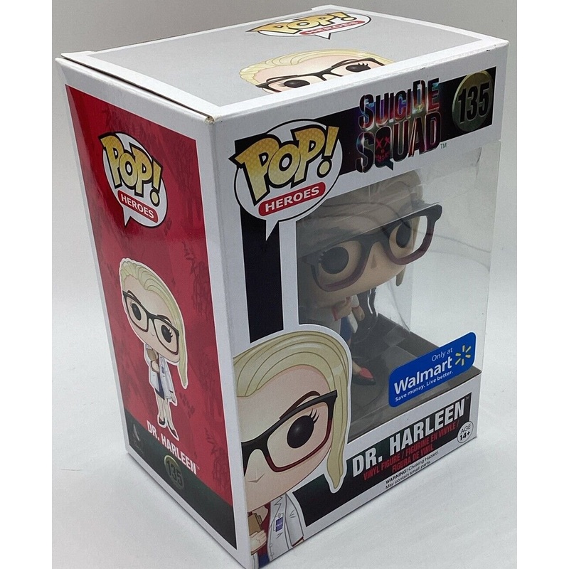 Dr. Harleen Funko Pop 135 Walmart Exclusive Suicide Squad Harley Quinn