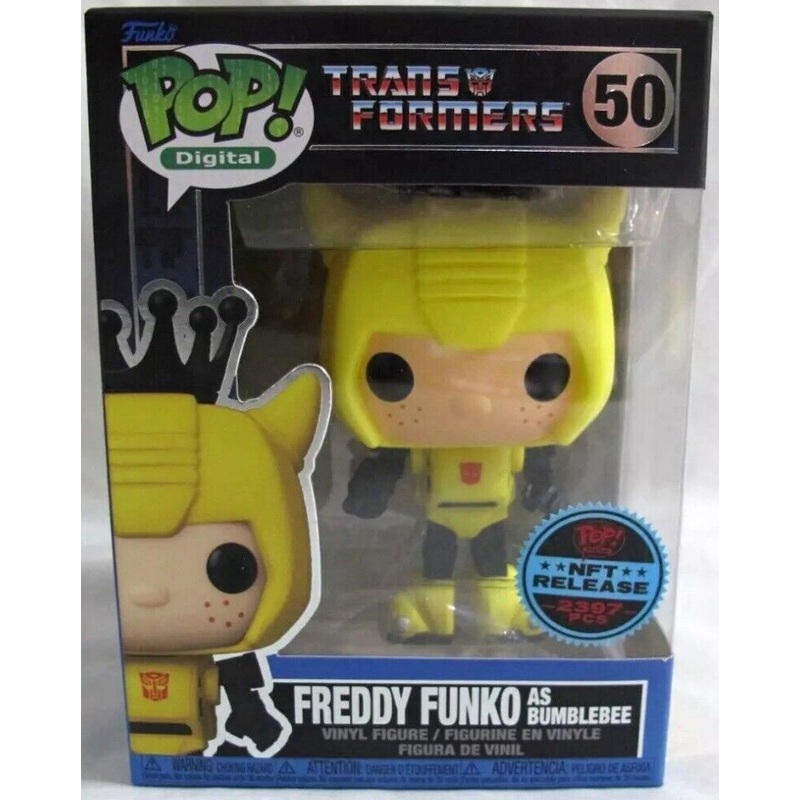 Funko POP!  #50 Transformers Freddy Funko as Bumblebee Royalty 2397 Pieces