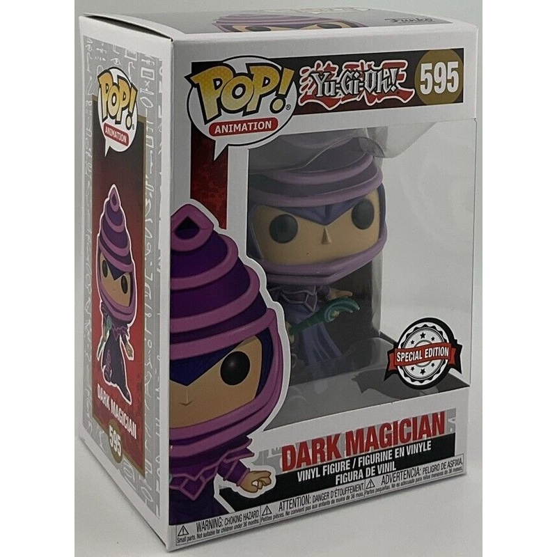 Funko POP Dark Magician #595 Figure Yu-Gi-Oh! RARE Special Edition