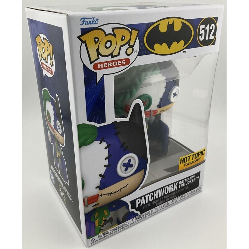 Funko Pop Patchwork Batman The Joker #512 Hot Topic Exclusive DC