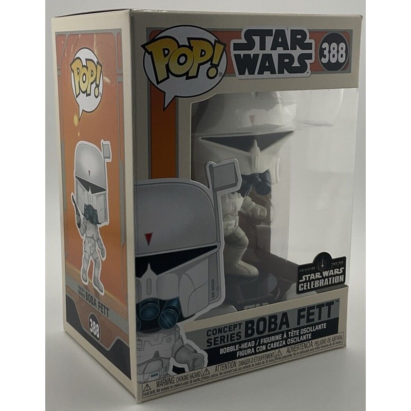 Funko Pop Star Wars Boba Fett Concept Series #388 Celebrations Exclusive 2020