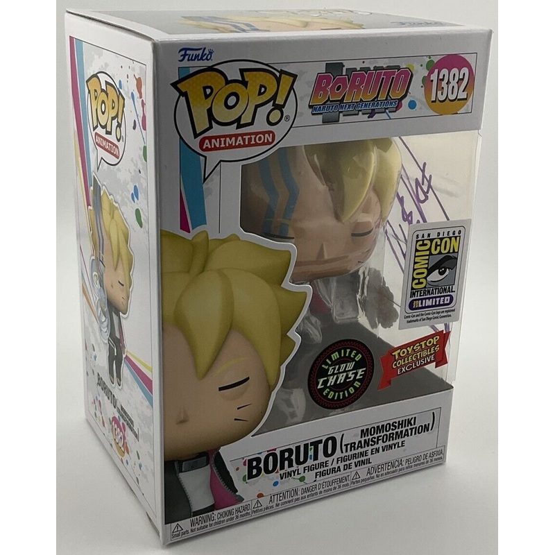 Funko Pop! Vinyl: Boruto (Momoshiki Transformation) #1382 JVA SIGNED GCHASE
