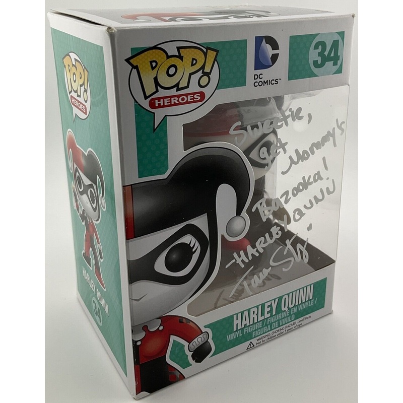 Funko Pop! Vinyl: DC Universe - Harley Quinn #34 Signed By Tara Strong
