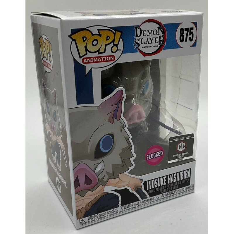 Funko Pop! Vinyl: Demon Slayer: Inosuke Hashibira #875 (Flocked)