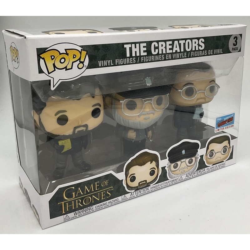 Funko Pop! Vinyl: Game of Thrones - 3 Pack-Show Creators - Barnes and Noble