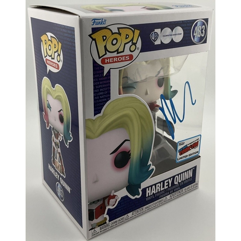 Funko Pop! Vinyl: Harley Quinn #483 NYCC Signed By Cuoco, Kaley