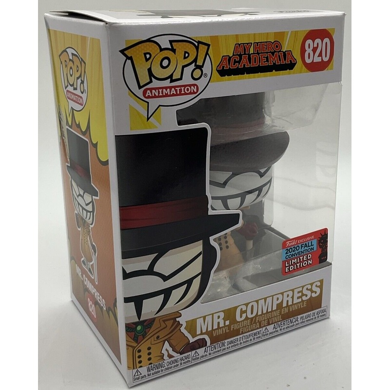 Funko Pop! Vinyl: MHA - Mr. Compress #820 - New York Comic Con Hot Topic
