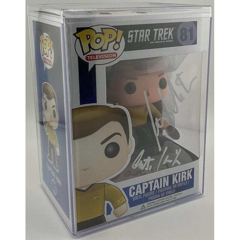 Funko Pop! Vinyl: Star Trek - Captain Kirk #81 Signed By William Shatner