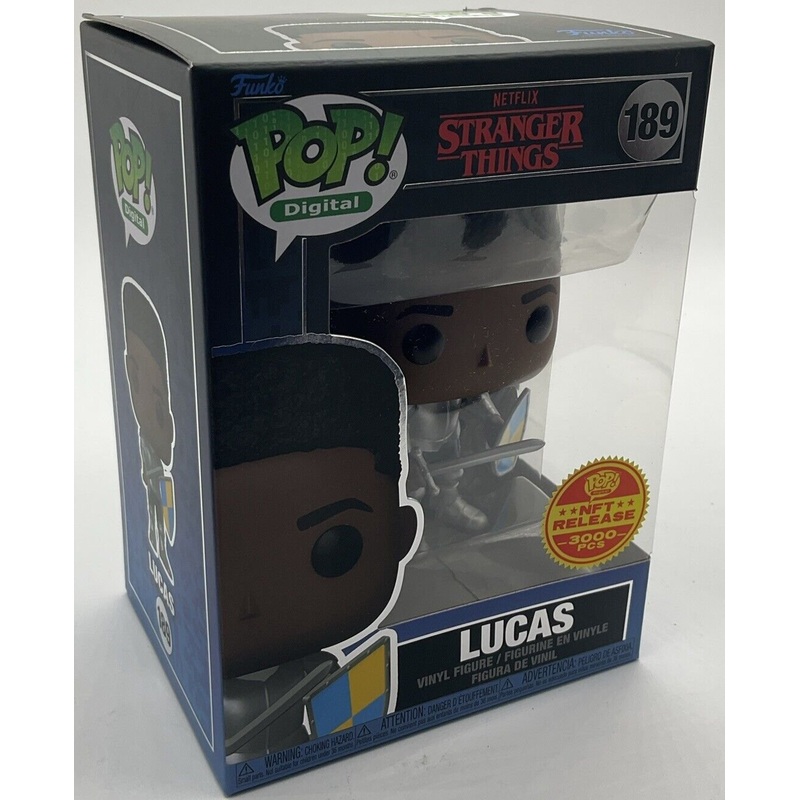Funko Pop! Vinyl: Stranger Things - Lucas #189 (Digital Pop! Release)