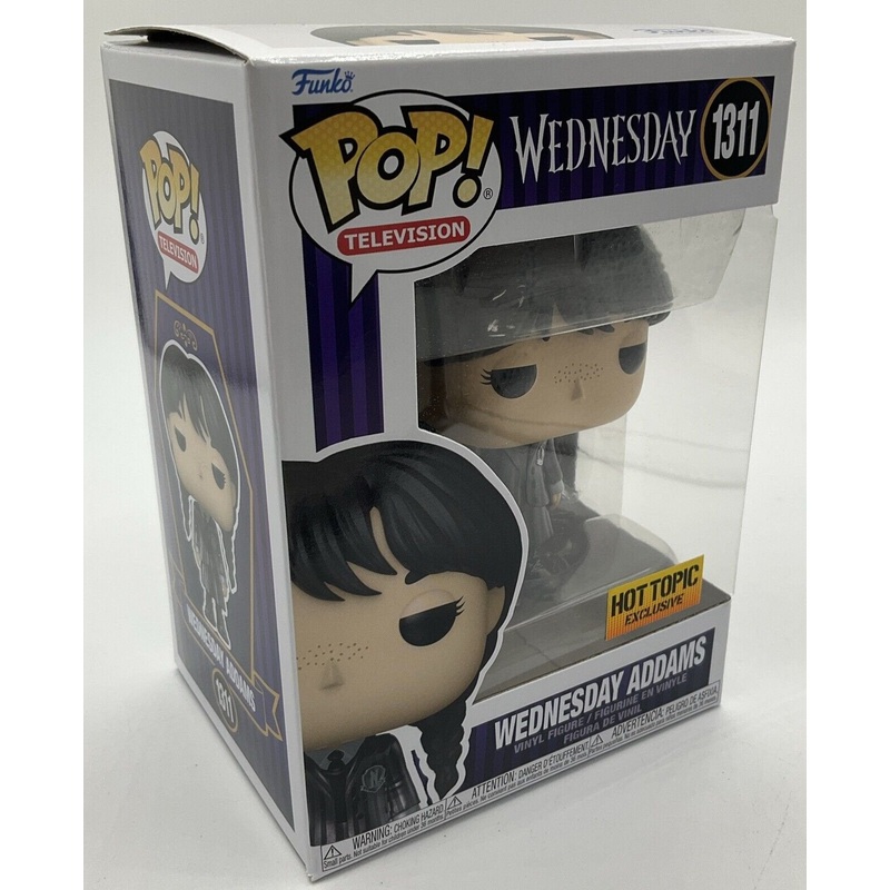Funko Pop! Vinyl: The Addams Family - Wednesday Addams #1311 (Metallic) - HTE