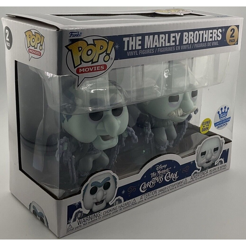Funko Pop! Vinyl: The Muppets - The Marley Brothers - 2 Pack (Glow) LE 8000