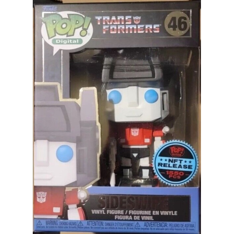 Funko Pop! Vinyl: Transformers - Sideswipe - Funko  (N F T) (Exclusive) #46