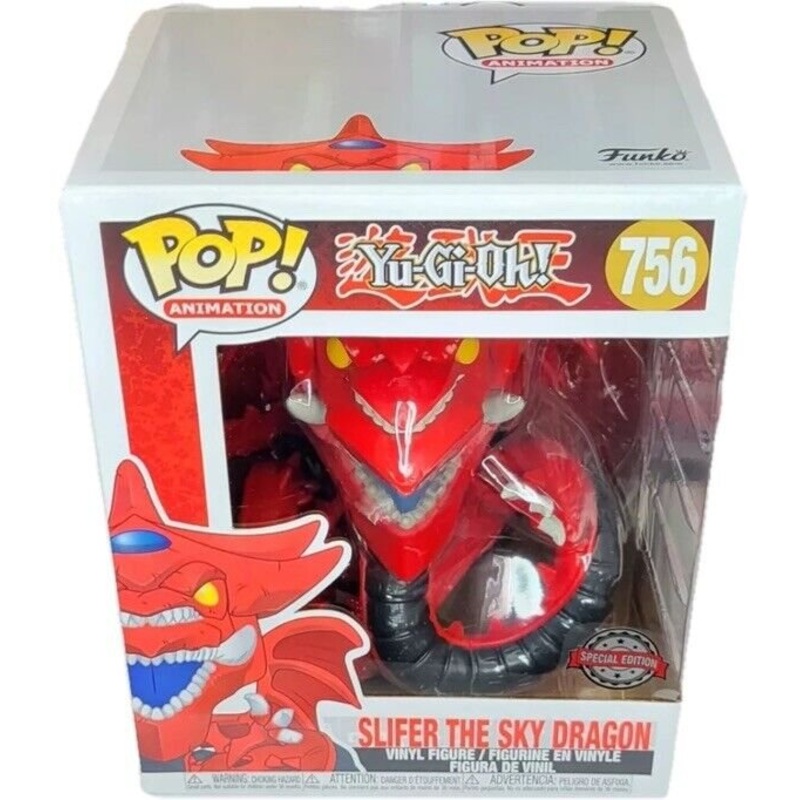 Funko Pop! Yu-Gi-Oh! Slifer The Sky Dragon #756 Special Edition Exclusive 6" Pop