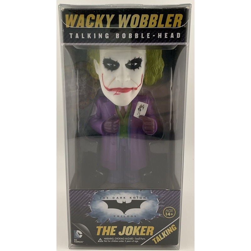 Funko Wacky Wobbler: DC Universe - The Joker (Dark Knight) (Talking)