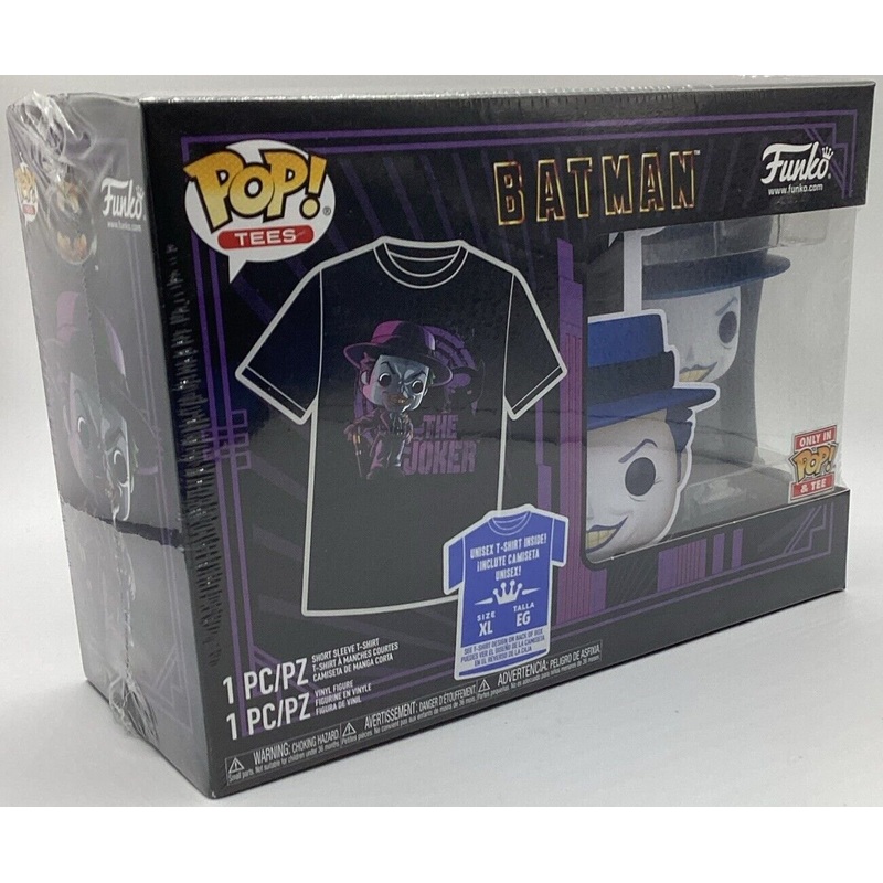 Pop! Tees DC Batman (1989) The Joker Xtra-Large Only In Pop! & Tee