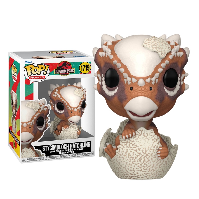 Stygimoloch Hatchling Funko Pop! Movies Jurassic Park - Approx. 3 3/4" Collectible Vinyl Figure #1719 with Display Box Protector Case