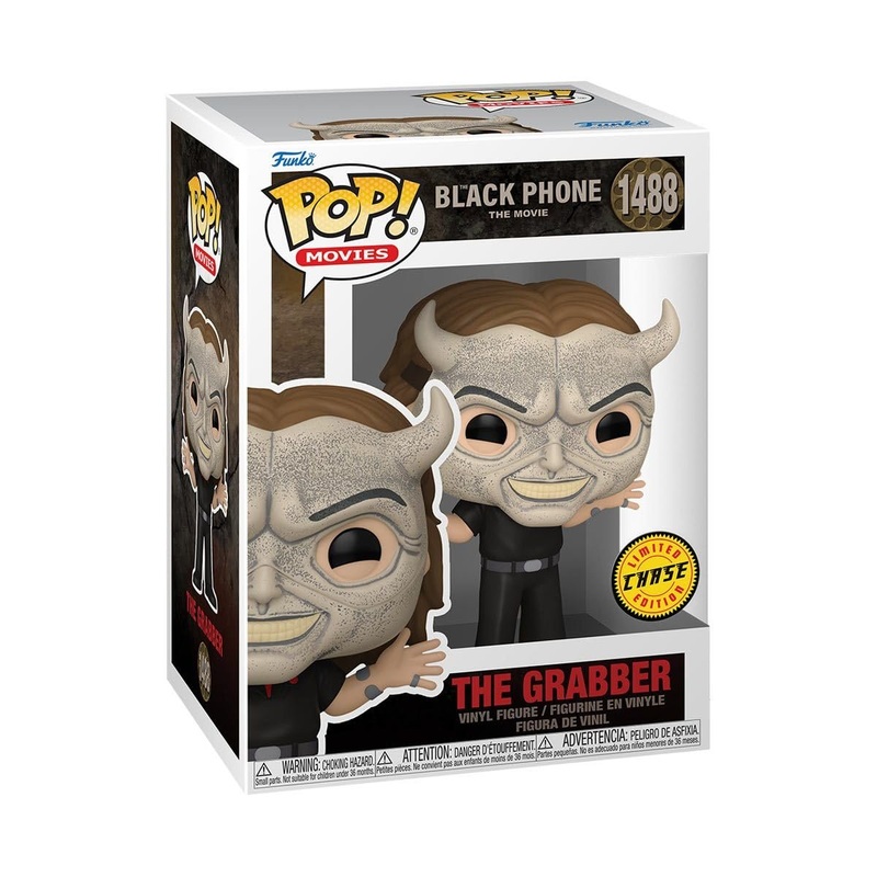 The Grabber Funko Pop! Movies Black Phone The Movie - Approx. 4 1/2" Chase Limited Edition Collectible Vinyl Figure #1488 with Display Box Protector Case