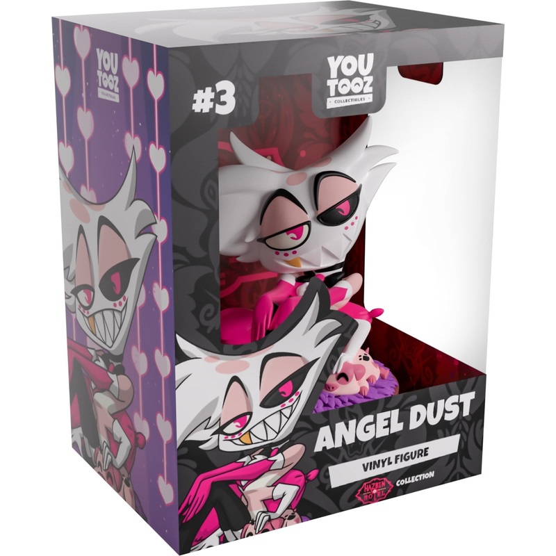 Angel Dust Youtooz Hazbin Hotel Collection - Approx. 3.8" Collectible Vinyl Figure #3 with Window Display Box