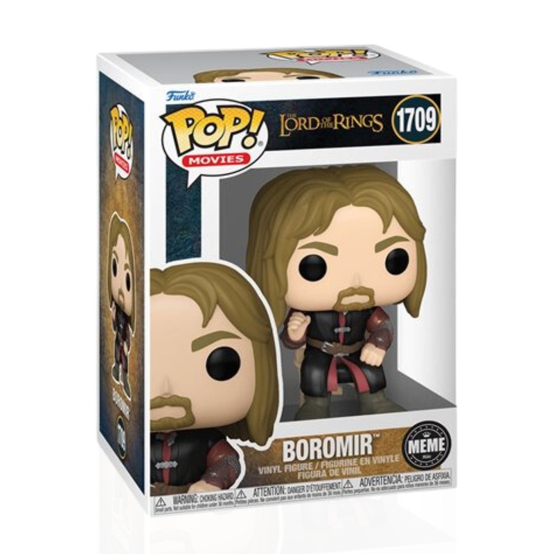 Boromir Meme Funko Pop! Movies: The Lord of the Rings - Approx. 3 1/2" Collectible Vinyl Figure #1709 with Display Box Protector Case