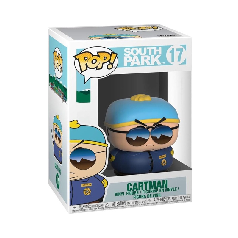 Cartman Officer Funko Pop! South Park - Approx. 3 3/4" Collectible Vinyl Figure #17 with Display Box Protector Case