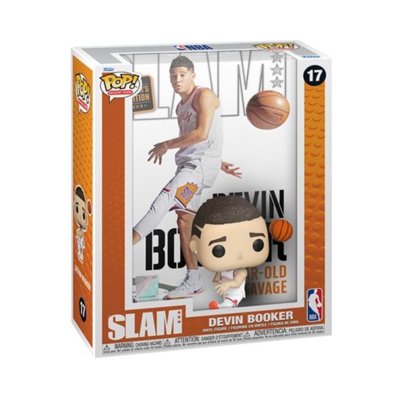 Devin Booker #17 Funko Pop! Magazine Cover: NBA SLAM - Approx. 4" Collectible Vinyl Figure