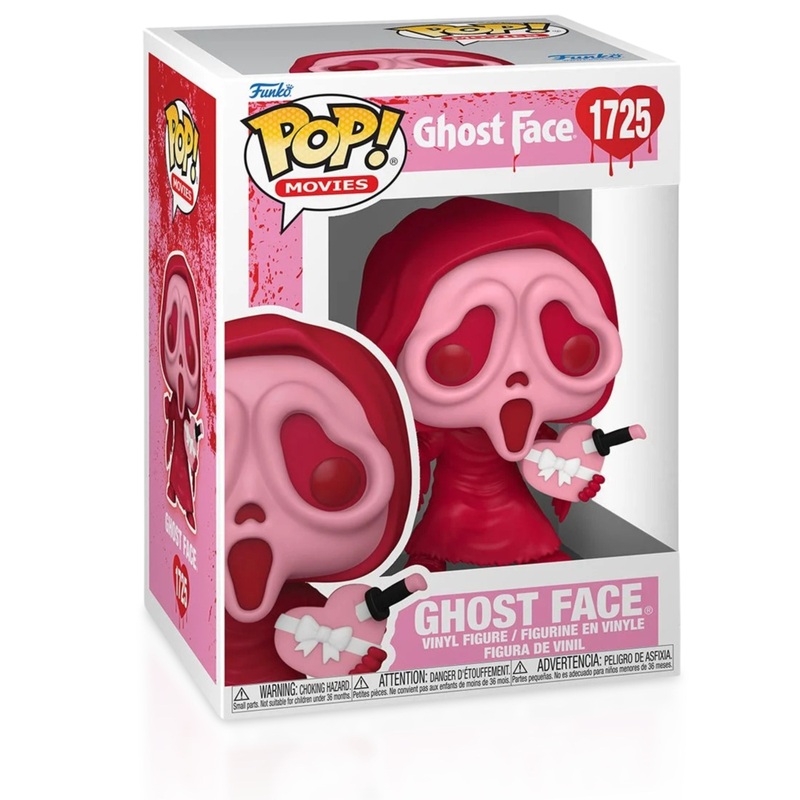 Ghost Face Funko Pop! Movies: Scream Valentines - Approx. 3 3/4" Collectible Vinyl Figure #1725 with Display Box Protector Case